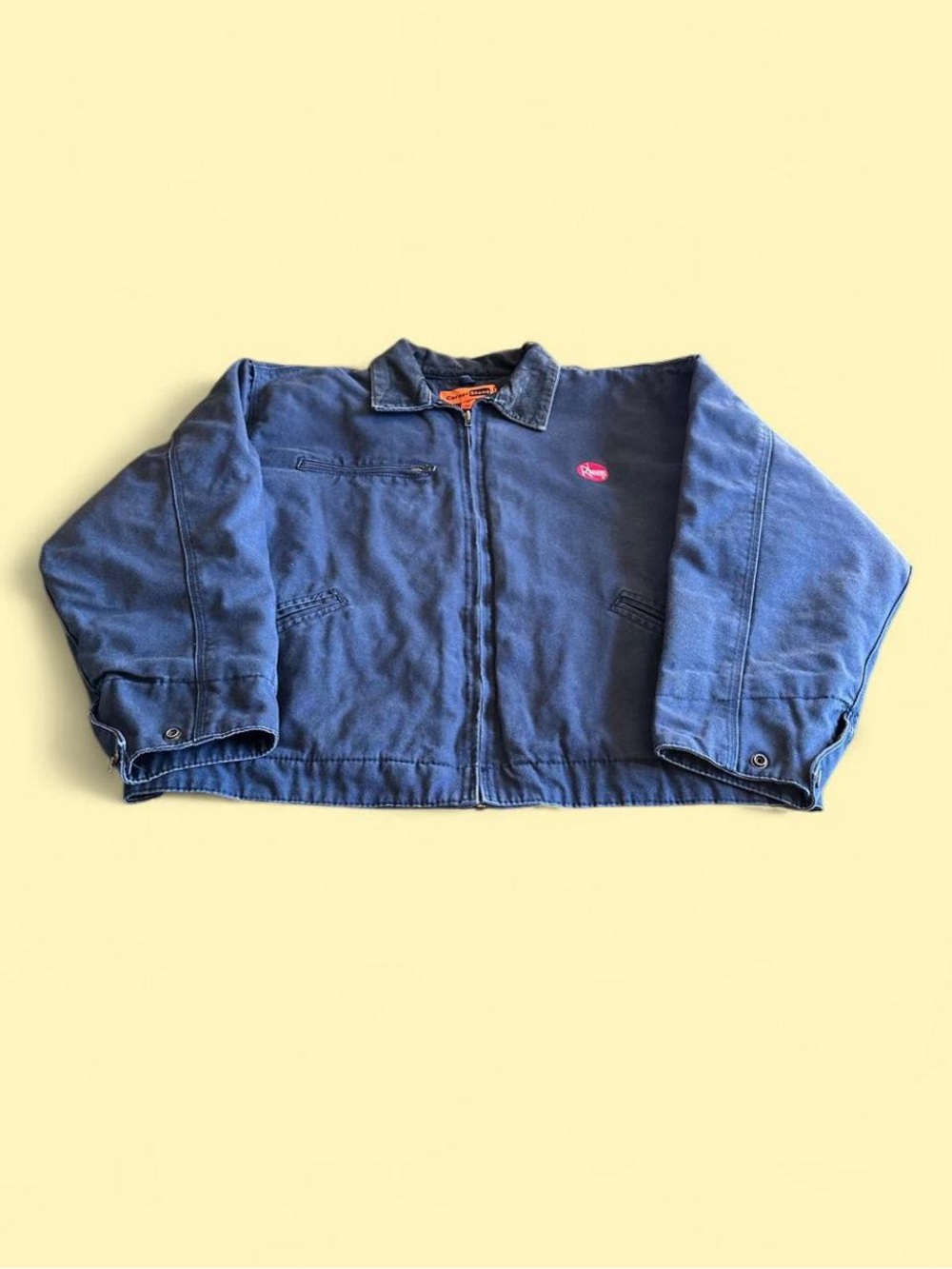 Vintage CornerStone Canvas Work Jacket Navy Blue Men’s XL Detroit Style